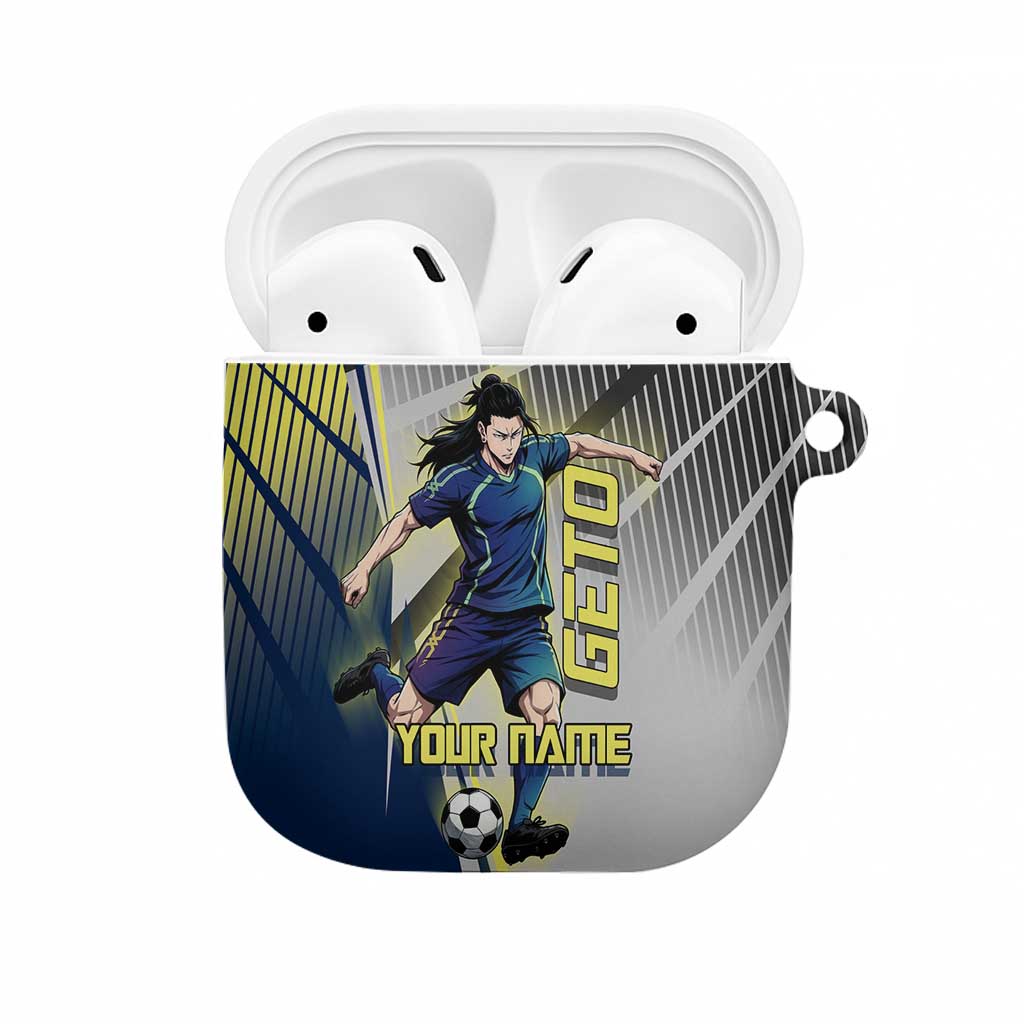 Personalized Geto Suguru AirPods Case Anime Soccer Action Illustration Art