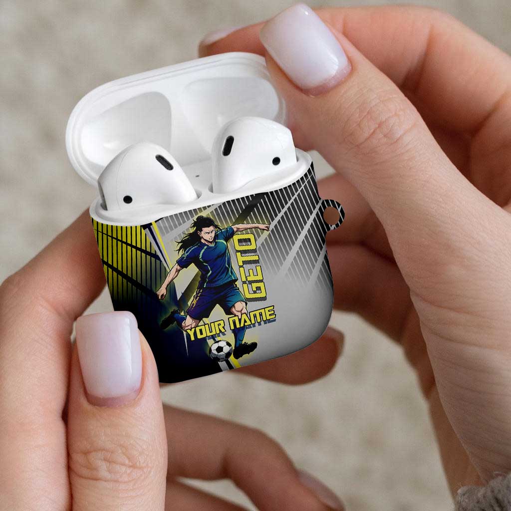 Personalized Geto Suguru AirPods Case Anime Soccer Action Illustration Art