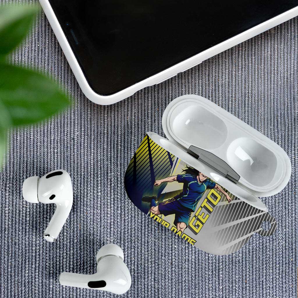 Personalized Geto Suguru AirPods Case Anime Soccer Action Illustration Art