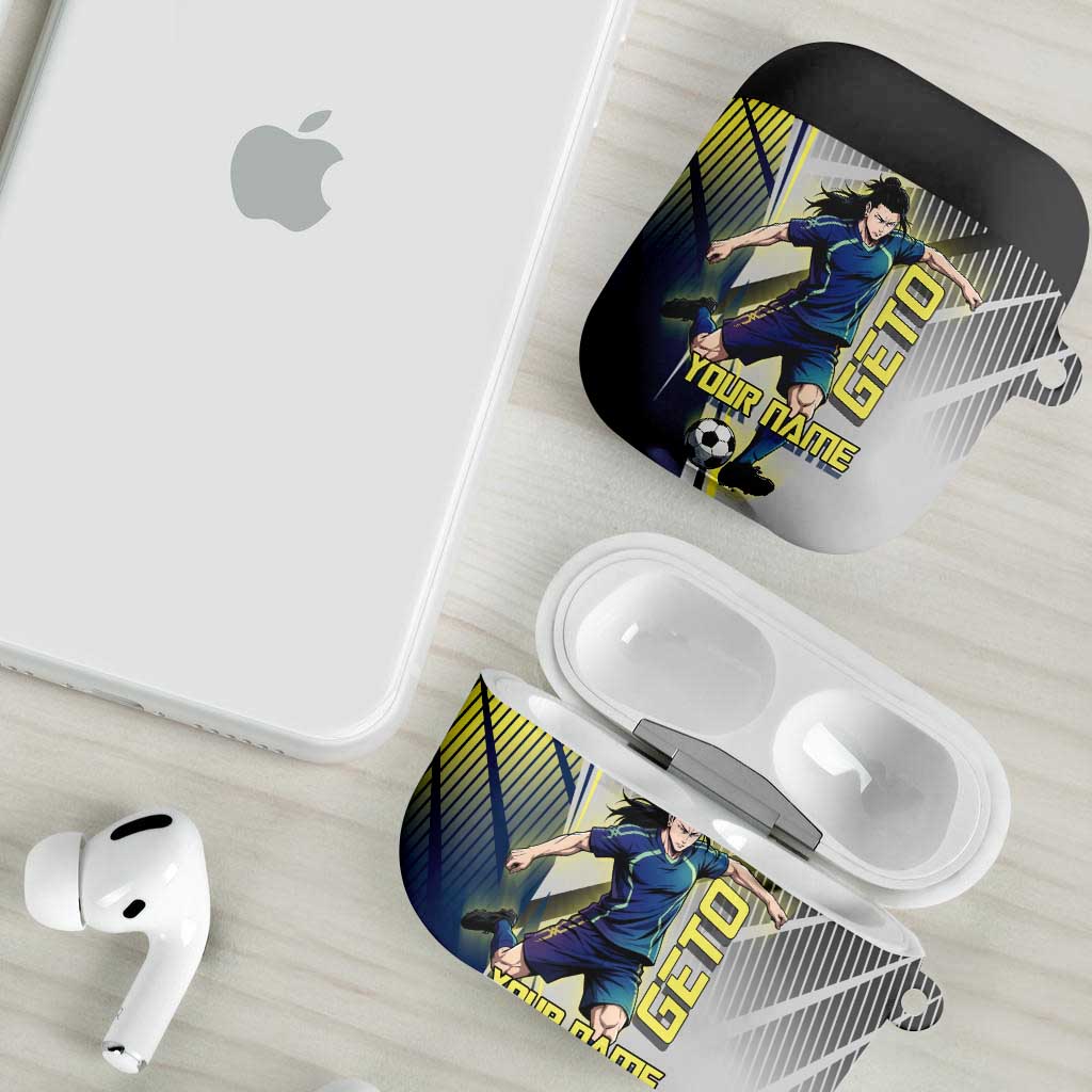 Personalized Geto Suguru AirPods Case Anime Soccer Action Illustration Art