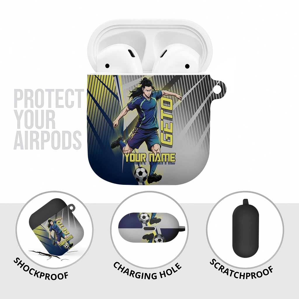 Personalized Geto Suguru AirPods Case Anime Soccer Action Illustration Art