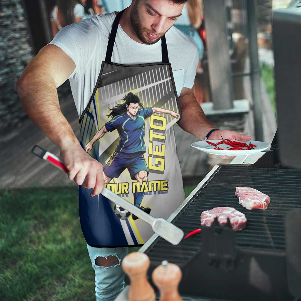 Personalized Geto Suguru Apron Anime Soccer Action Illustration Art