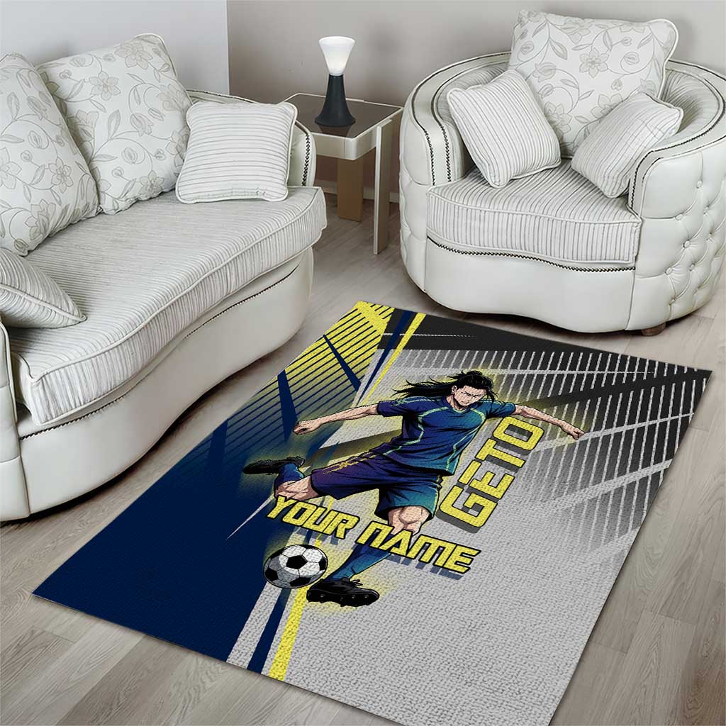 Personalized Geto Suguru Area Rug Anime Soccer Action Illustration Art