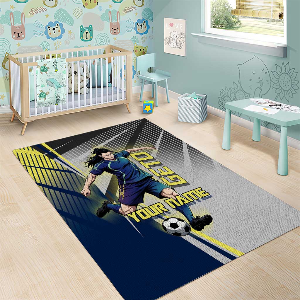 Personalized Geto Suguru Area Rug Anime Soccer Action Illustration Art