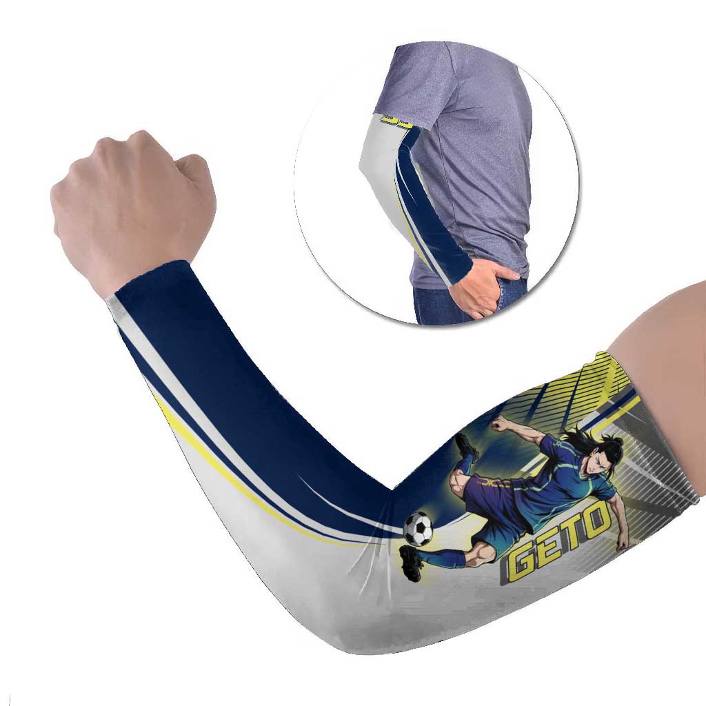 Personalized Geto Suguru Arm Sleeves Anime Soccer Action Illustration Art