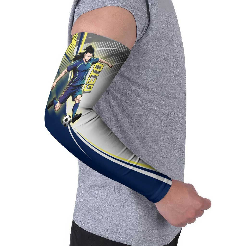 Personalized Geto Suguru Arm Sleeves Anime Soccer Action Illustration Art