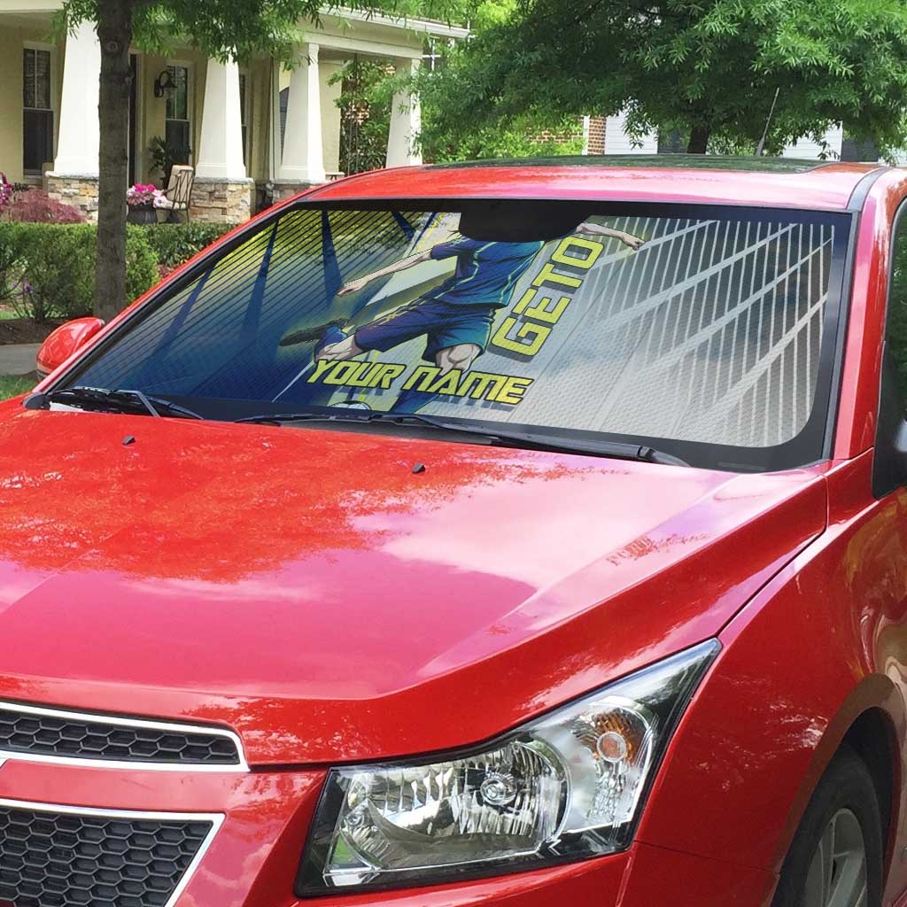 Personalized Geto Suguru Auto Sun Shade Anime Soccer Action Illustration Art
