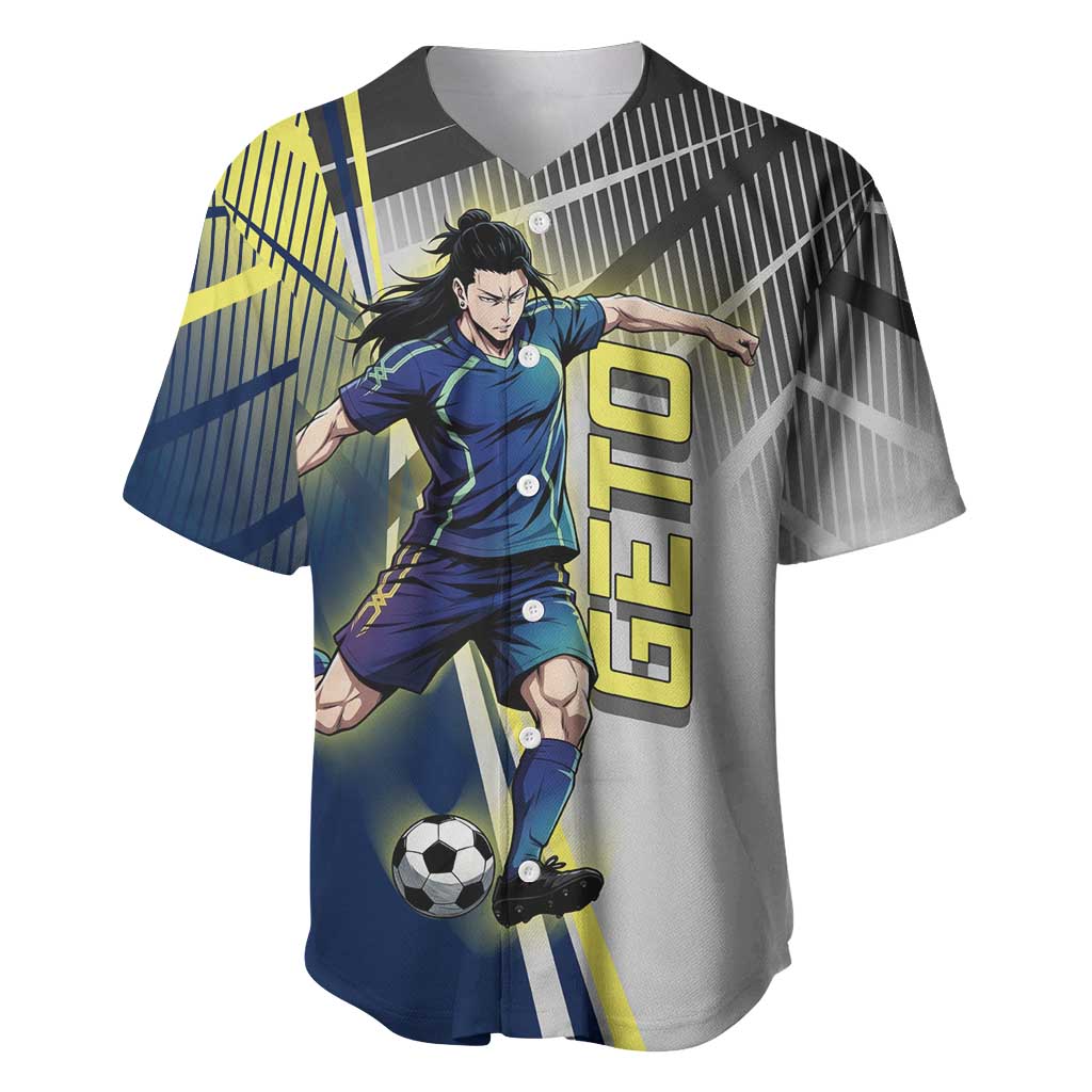 Personalized Geto Suguru Baseball Jersey Anime Soccer Action Illustration Art