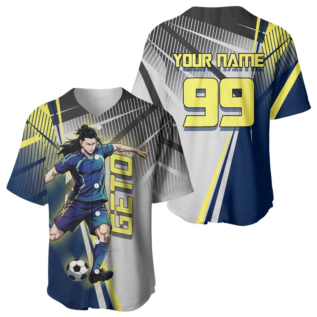 Personalized Geto Suguru Baseball Jersey Anime Soccer Action Illustration Art