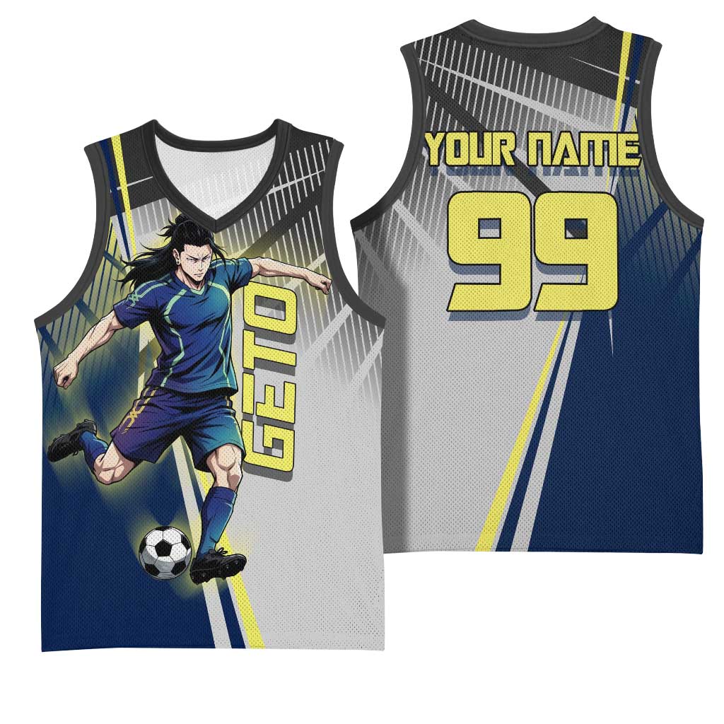 Personalized Geto Suguru Basketball Jersey Anime Soccer Action Illustration Art