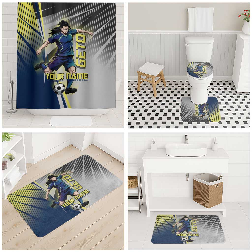 Personalized Geto Suguru Bathroom Set Anime Soccer Action Illustration Art