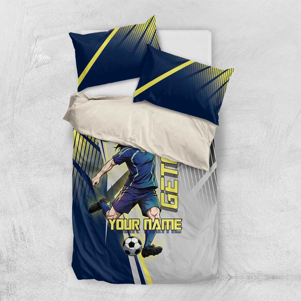 Personalized Geto Suguru Bedding Set Anime Soccer Action Illustration Art