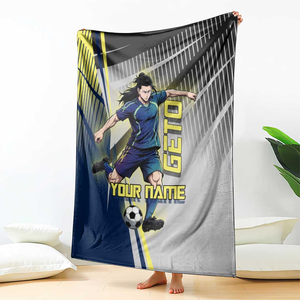 Personalized Geto Suguru Blanket Anime Soccer Action Illustration Art
