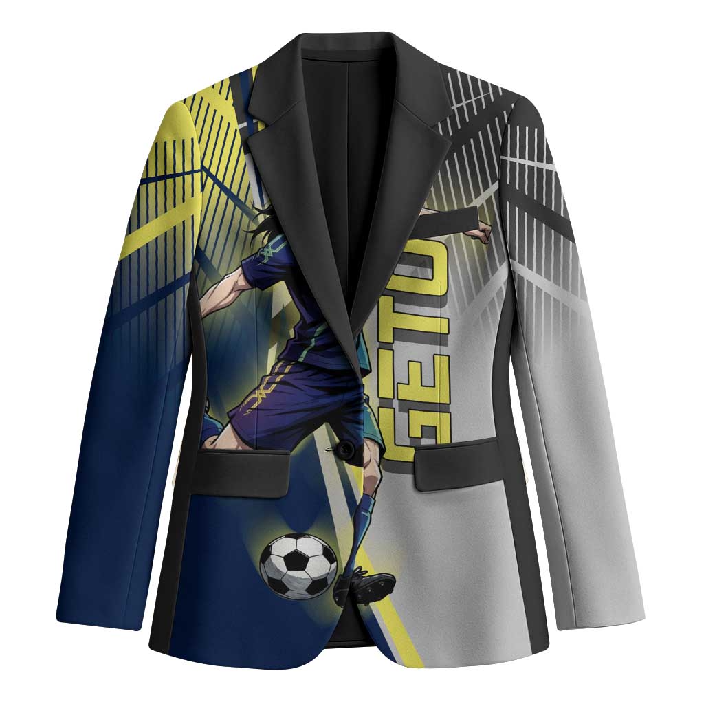 Personalized Geto Suguru Blazer Anime Soccer Action Illustration Art