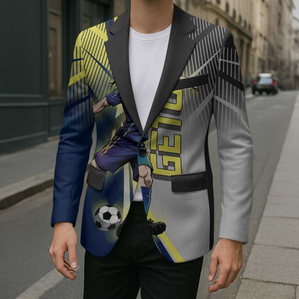 Personalized Geto Suguru Blazer Anime Soccer Action Illustration Art