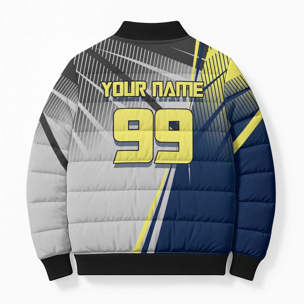 Personalized Geto Suguru Bomber Puffer Jacket Anime Soccer Action Illustration Art