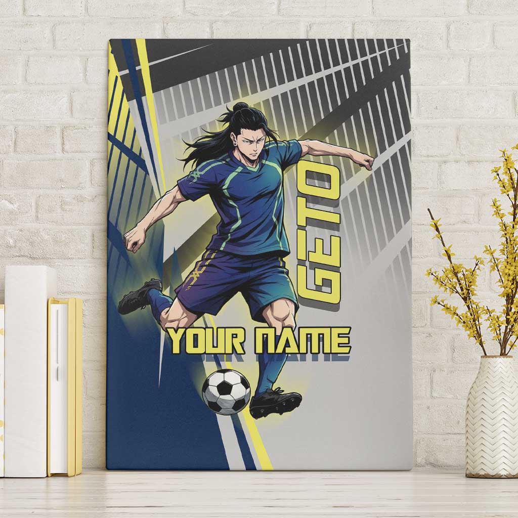 Personalized Geto Suguru Canvas Wall Art Anime Soccer Action Illustration Art