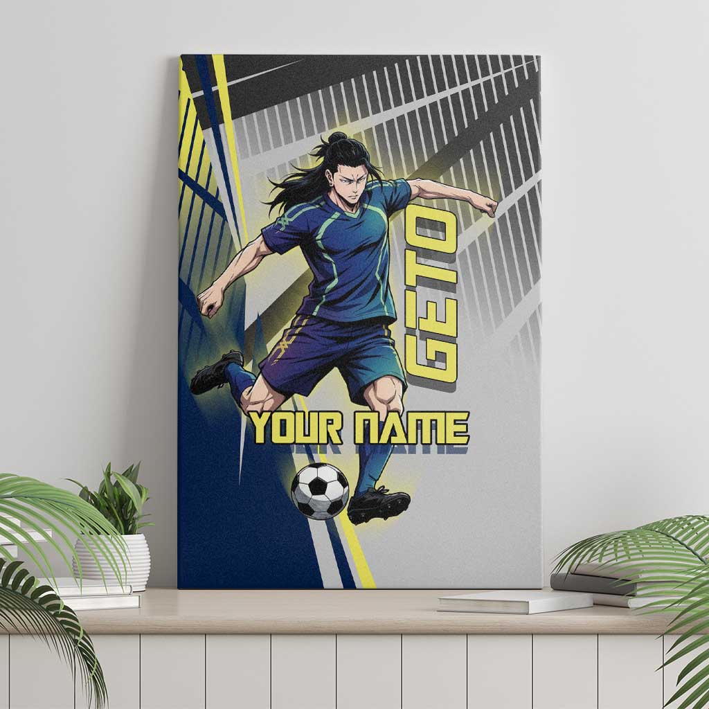 Personalized Geto Suguru Canvas Wall Art Anime Soccer Action Illustration Art