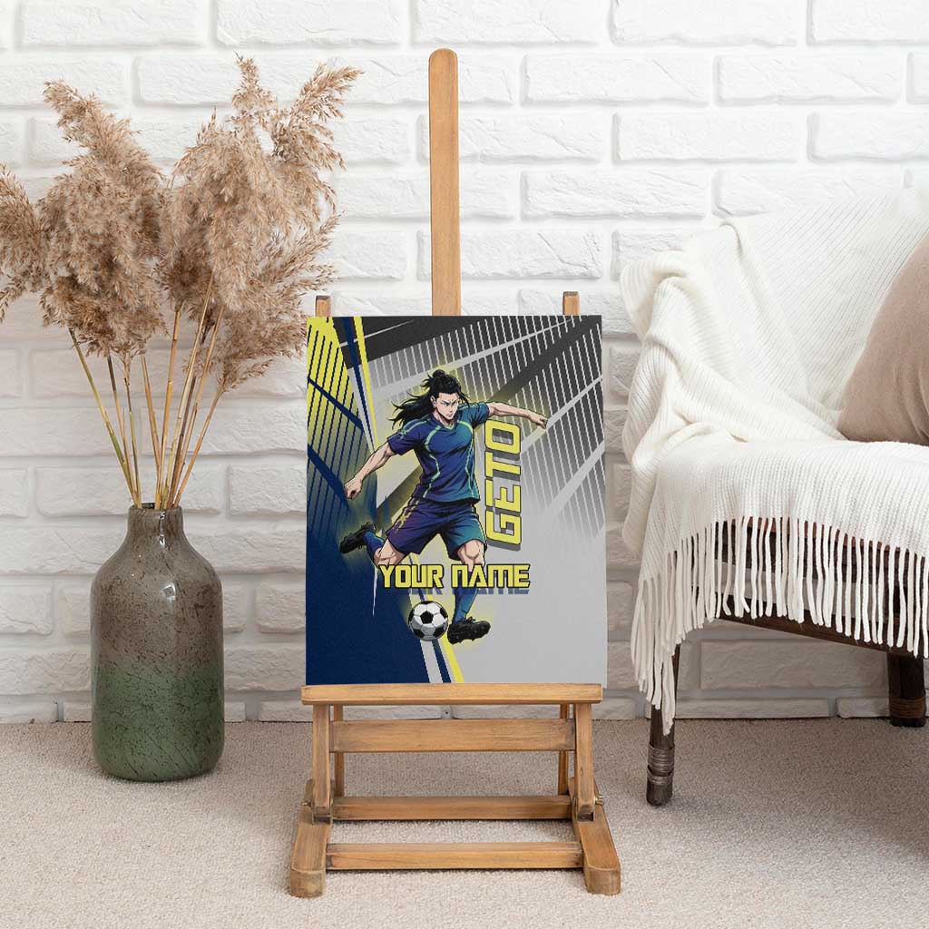 Personalized Geto Suguru Canvas Wall Art Anime Soccer Action Illustration Art