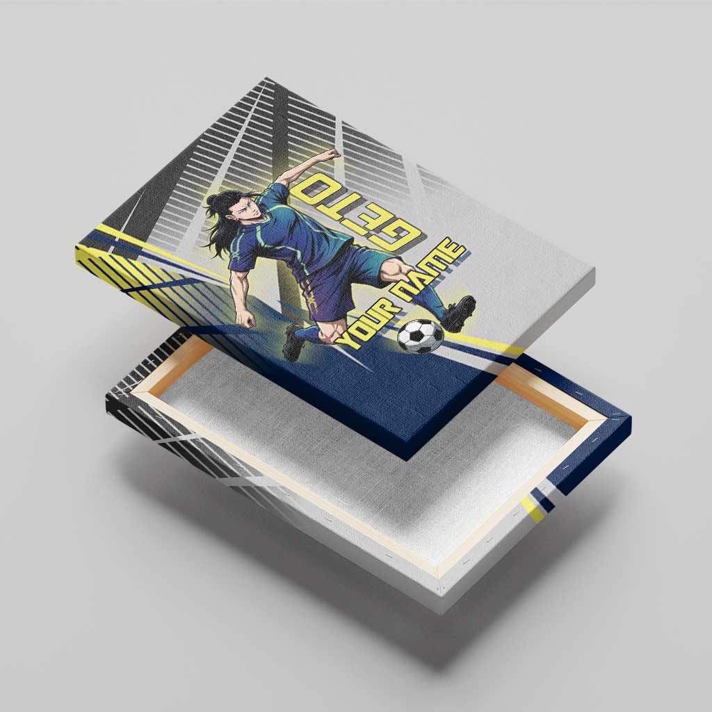 Personalized Geto Suguru Canvas Wall Art Anime Soccer Action Illustration Art