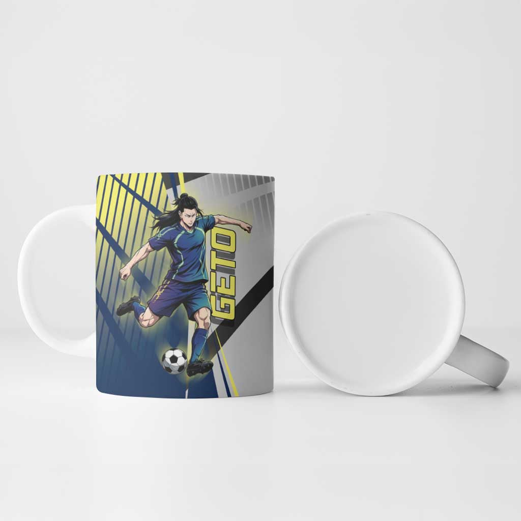 Personalized Geto Suguru Ceramic Mug Anime Soccer Action Illustration Art