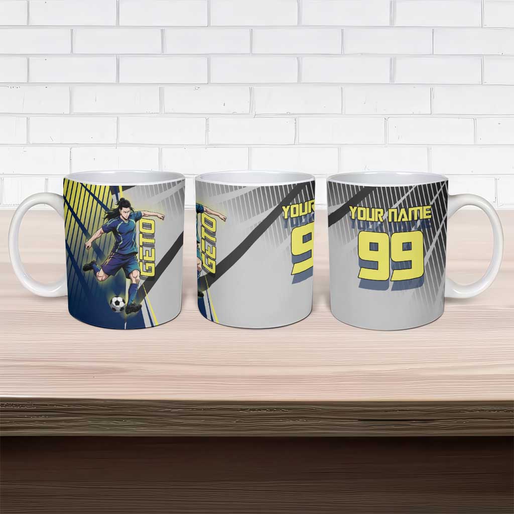 Personalized Geto Suguru Ceramic Mug Anime Soccer Action Illustration Art