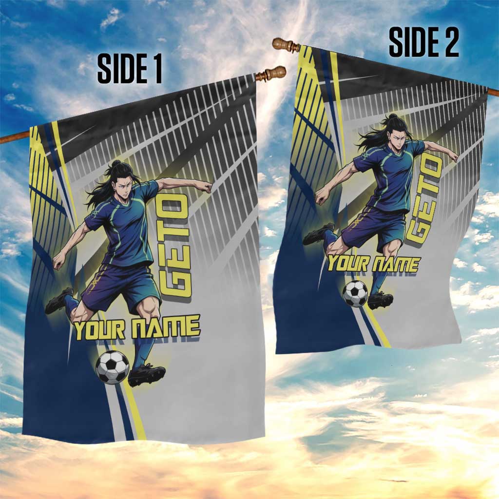Personalized Geto Suguru Garden Flag Anime Soccer Action Illustration Art