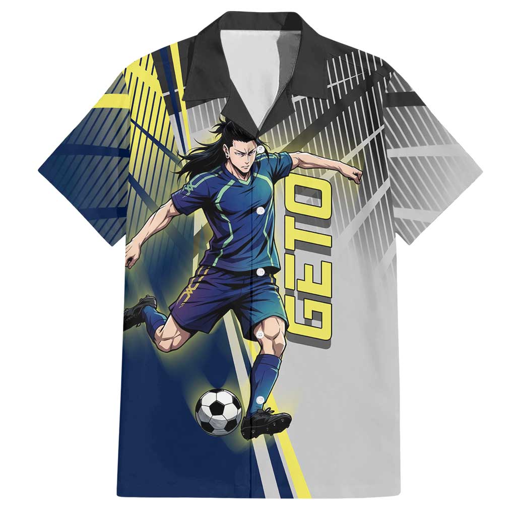 Personalized Geto Suguru Hawaiian Shirt Anime Soccer Action Illustration Art