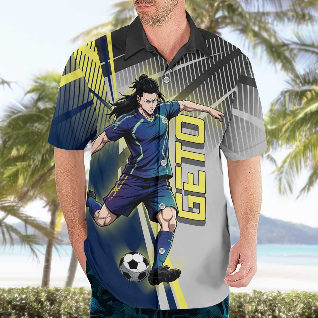 Personalized Geto Suguru Hawaiian Shirt Anime Soccer Action Illustration Art
