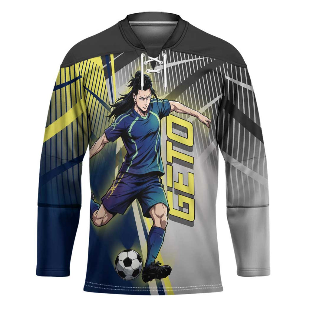 Personalized Geto Suguru Hockey Jersey Anime Soccer Action Illustration Art