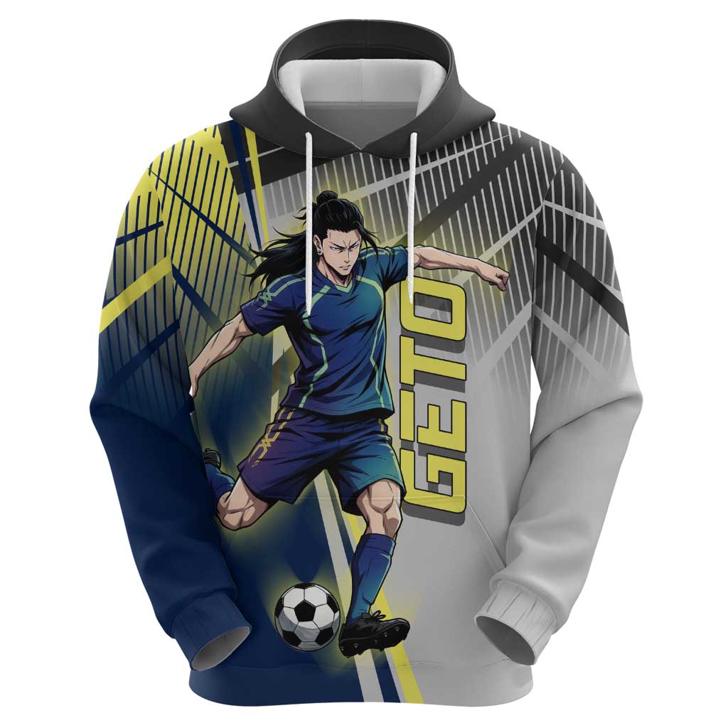 Personalized Geto Suguru Hoodie Anime Soccer Action Illustration Art
