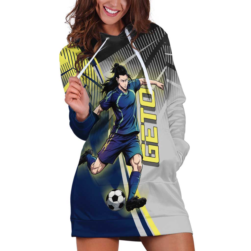 Personalized Geto Suguru Hoodie Dress Anime Soccer Action Illustration Art