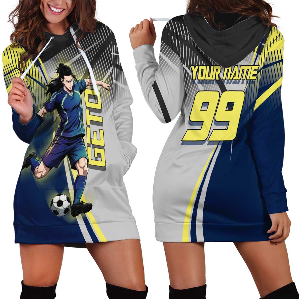 Personalized Geto Suguru Hoodie Dress Anime Soccer Action Illustration Art