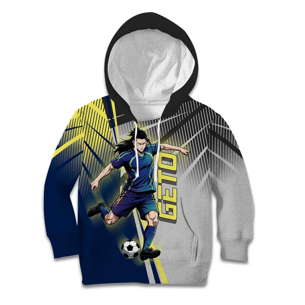 Personalized Geto Suguru Kid Hoodie Anime Soccer Action Illustration Art