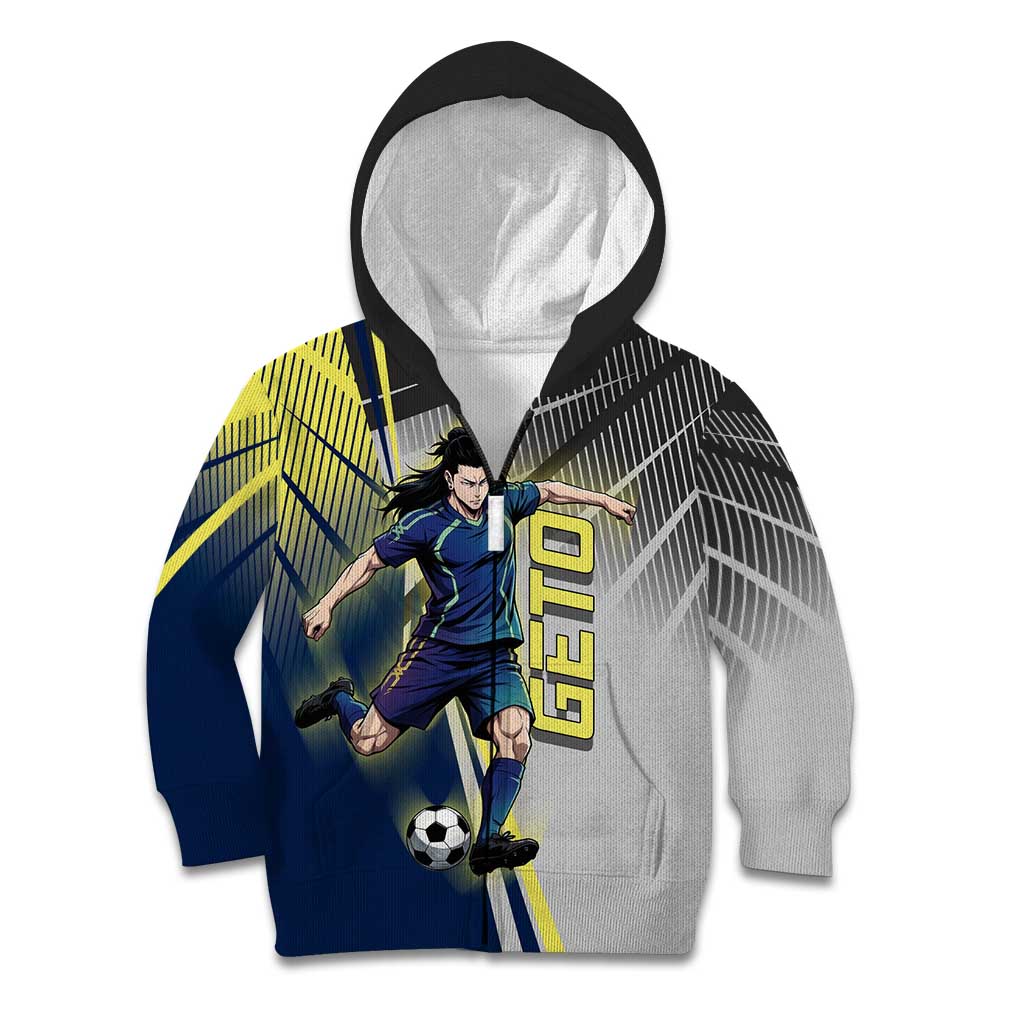 Personalized Geto Suguru Kid Hoodie Anime Soccer Action Illustration Art