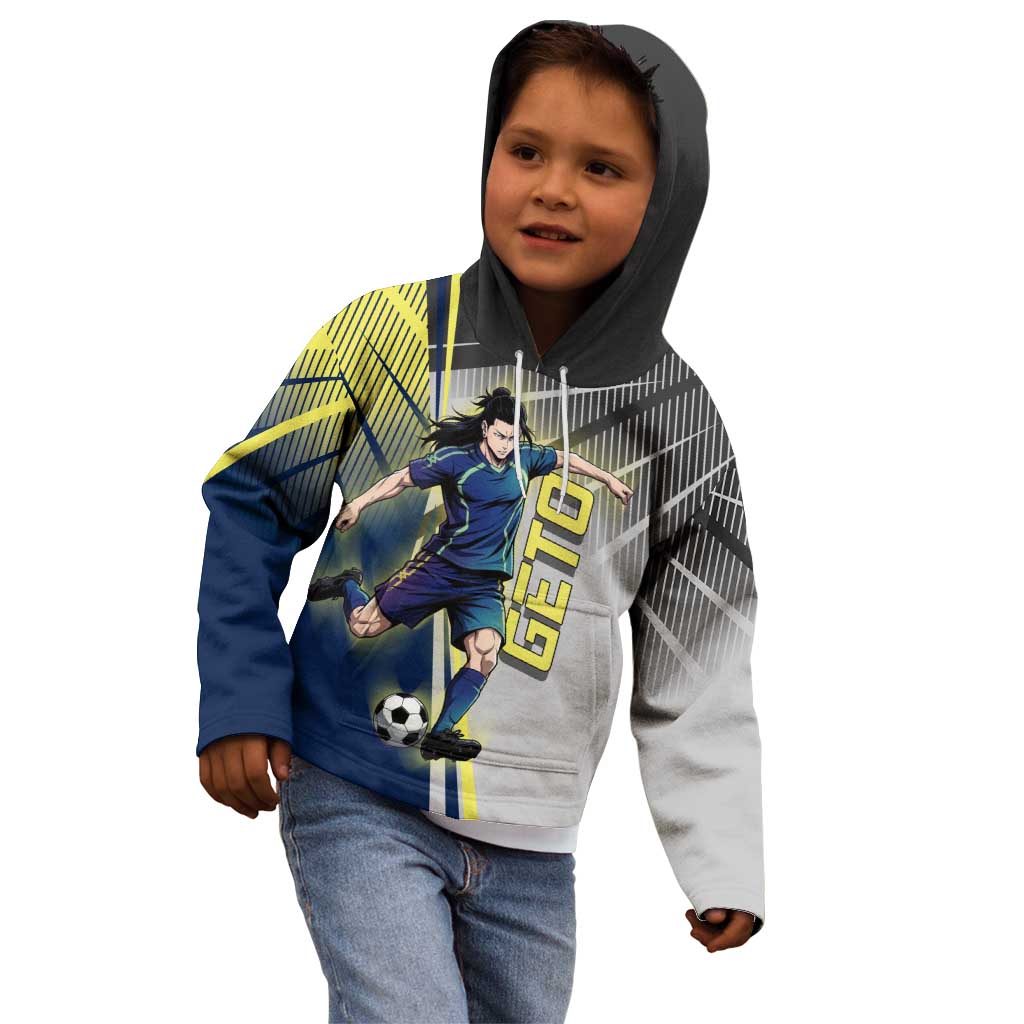 Personalized Geto Suguru Kid Hoodie Anime Soccer Action Illustration Art