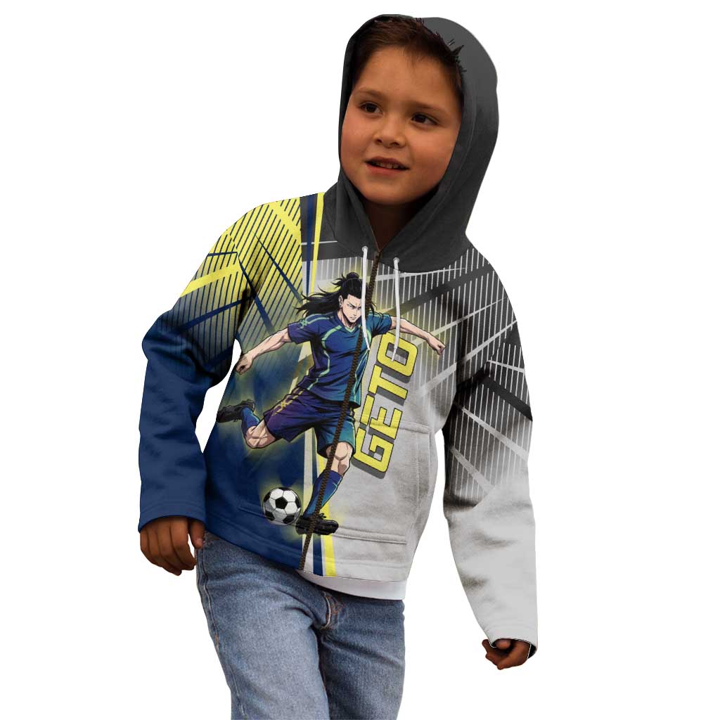 Personalized Geto Suguru Kid Hoodie Anime Soccer Action Illustration Art