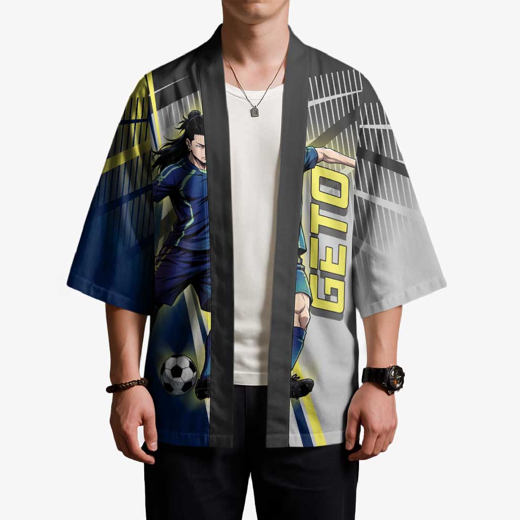 Personalized Geto Suguru Kimono Anime Soccer Action Illustration Art