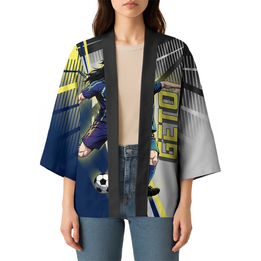 Personalized Geto Suguru Kimono Anime Soccer Action Illustration Art