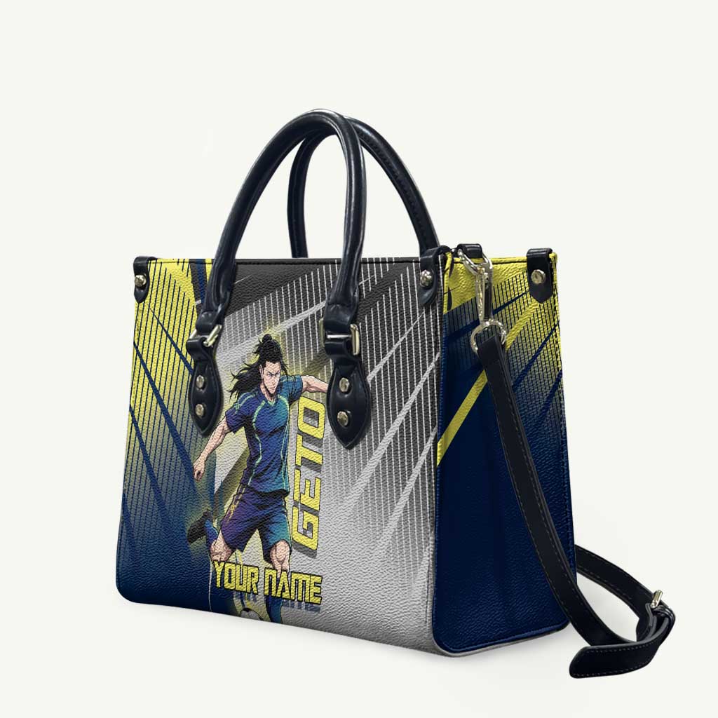 Personalized Geto Suguru Leather Bag Anime Soccer Action Illustration Art