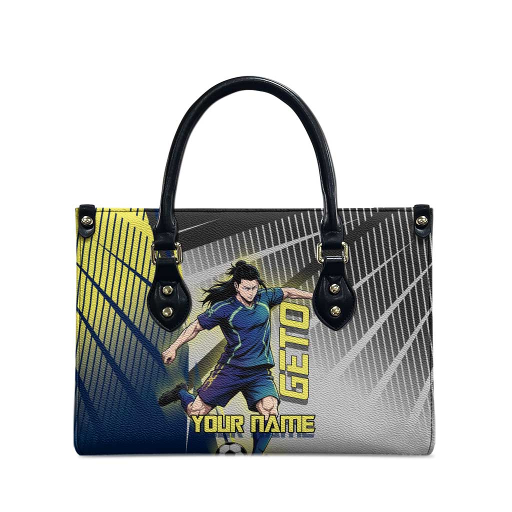 Personalized Geto Suguru Leather Bag Anime Soccer Action Illustration Art