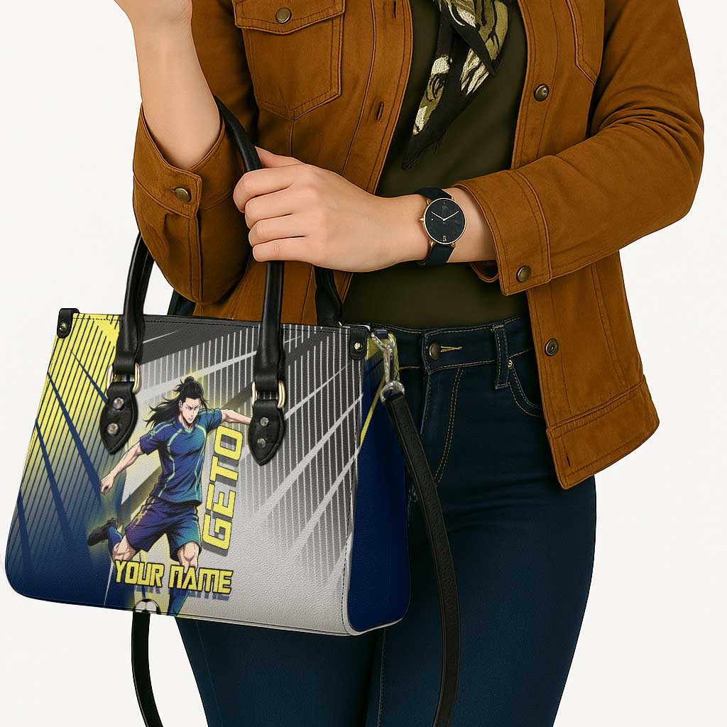 Personalized Geto Suguru Leather Bag Anime Soccer Action Illustration Art