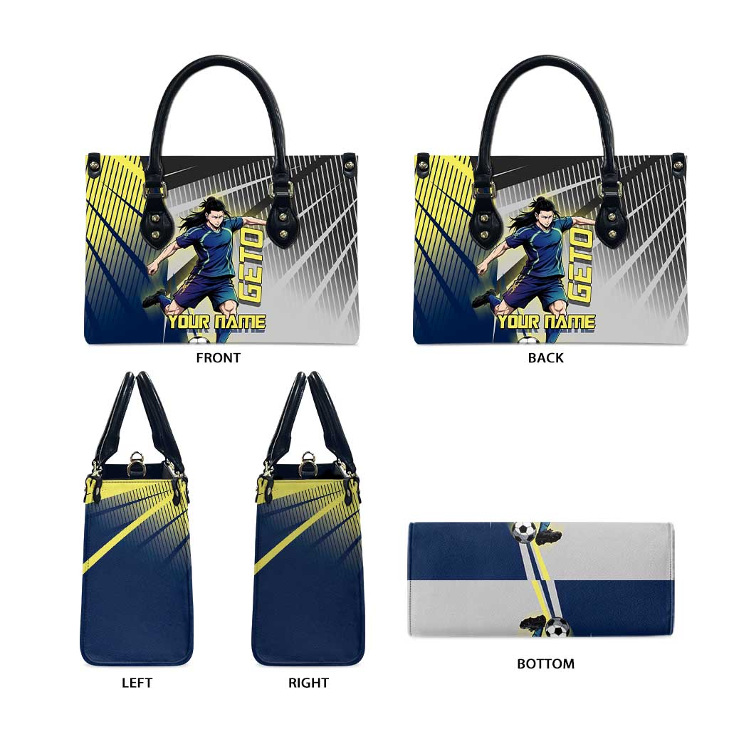 Personalized Geto Suguru Leather Bag Anime Soccer Action Illustration Art