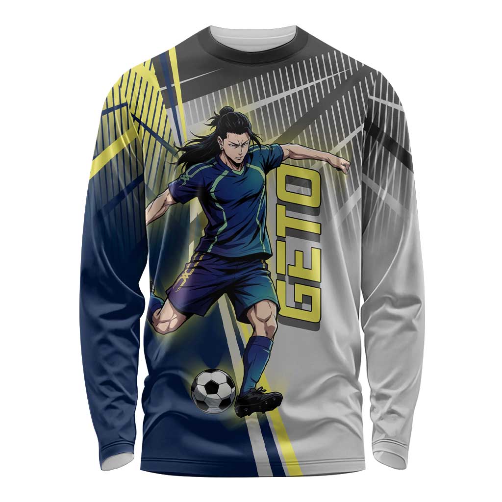 Personalized Geto Suguru Long Sleeve Shirt Anime Soccer Action Illustration Art