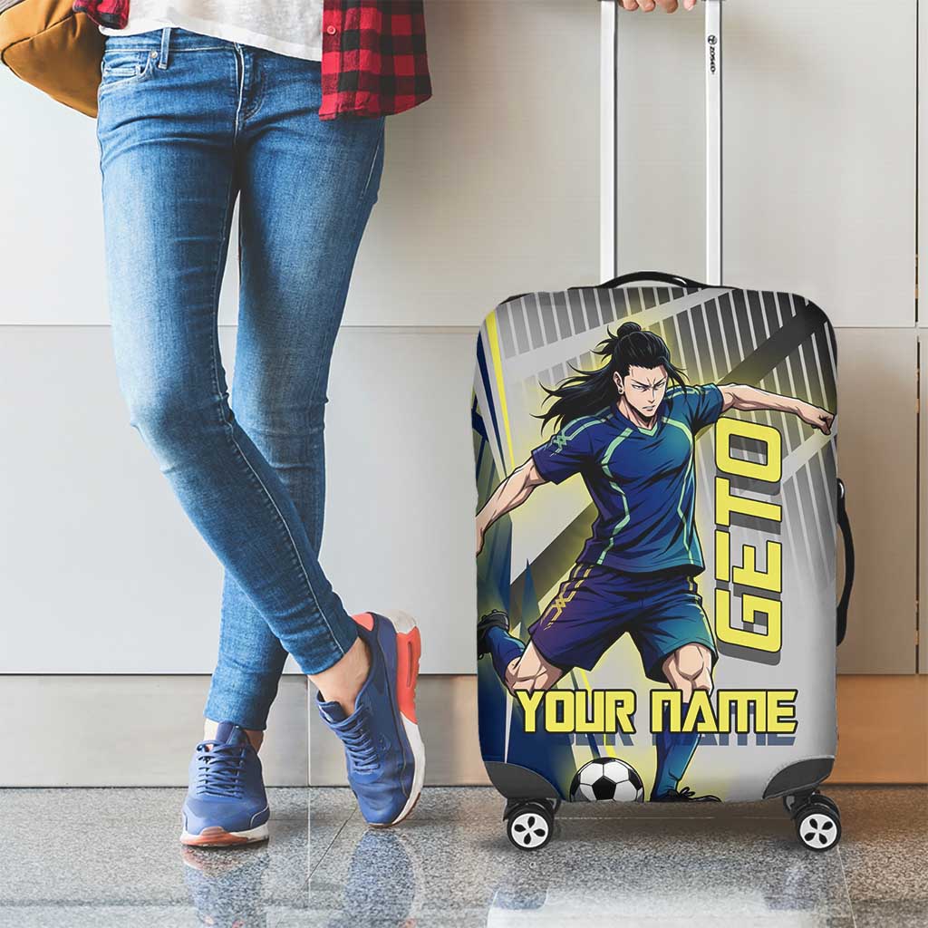 Personalized Geto Suguru Luggage Cover Anime Soccer Action Illustration Art