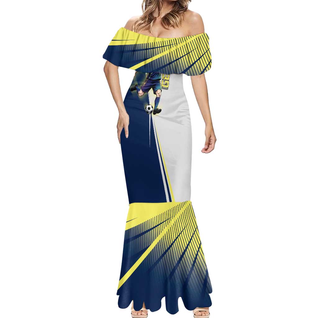 Personalized Geto Suguru Mermaid Dress Anime Soccer Action Illustration Art