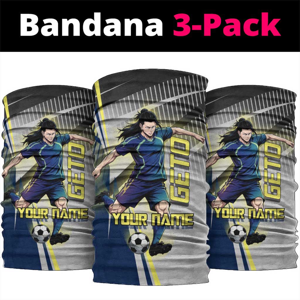 Personalized Geto Suguru Neck Gaiter Anime Soccer Action Illustration Art