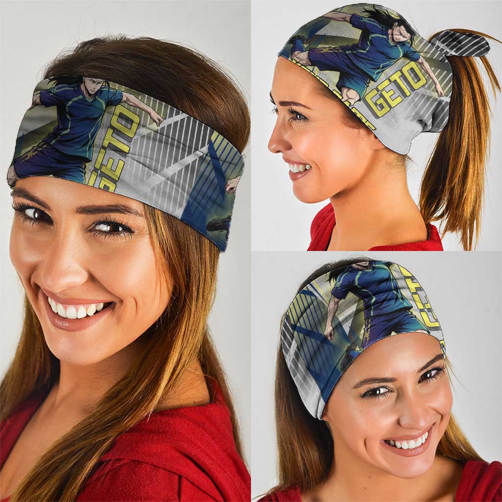 Personalized Geto Suguru Neck Gaiter Anime Soccer Action Illustration Art