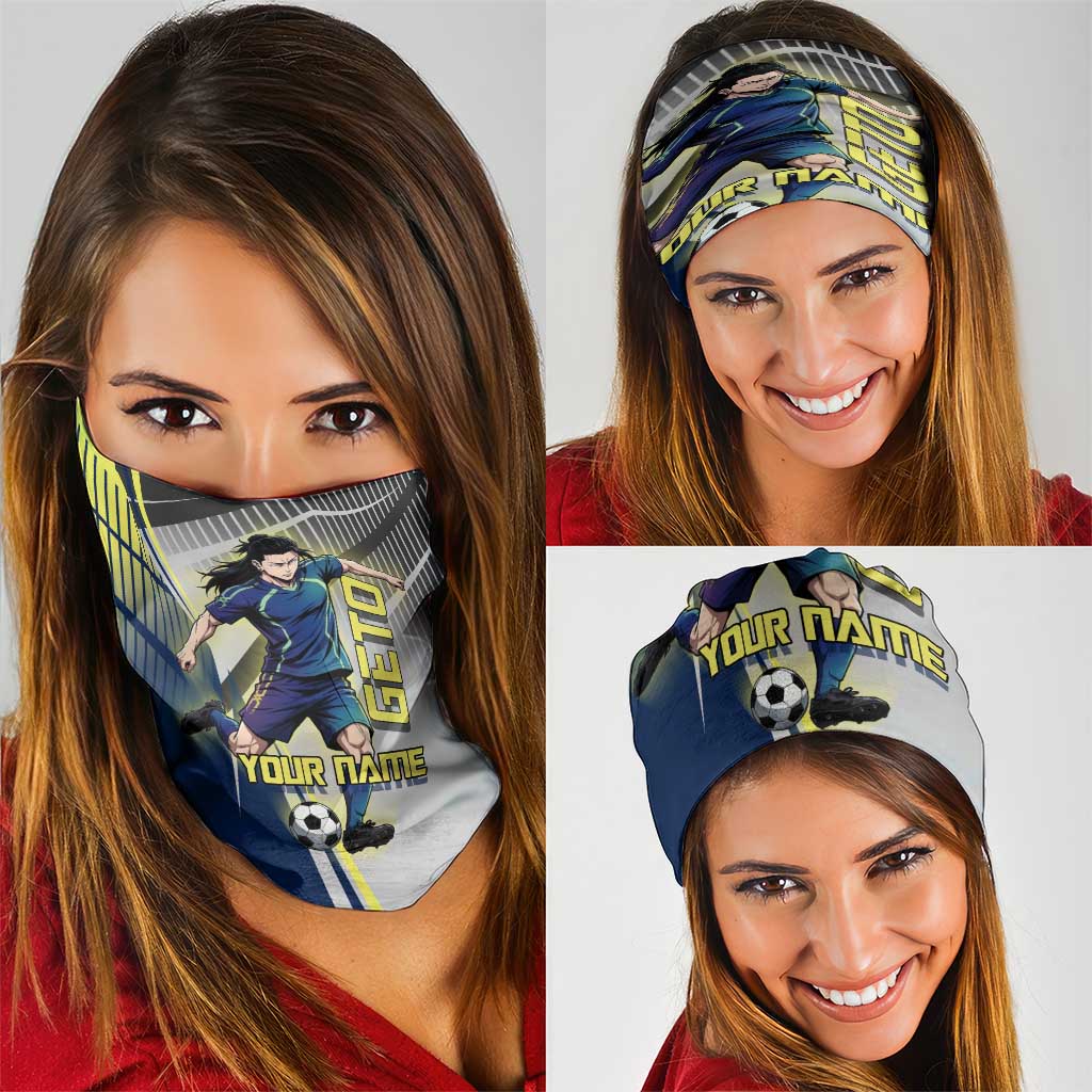 Personalized Geto Suguru Neck Gaiter Anime Soccer Action Illustration Art