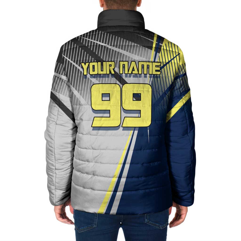 Personalized Geto Suguru Padded Jacket Anime Soccer Action Illustration Art